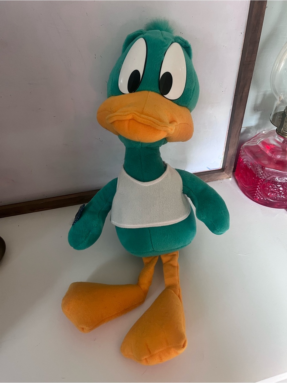 Vtg 1990s Plucky Duck from Tiny Toon Adventures Plush